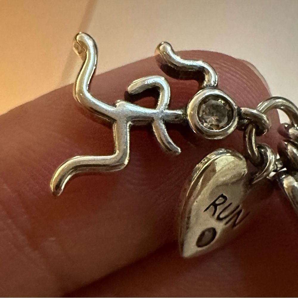 NWOT Running Girl Silver Pandora Fit Charm - Picture 13 of 15